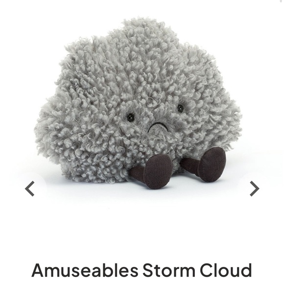 WEEKEND SALE! NWT Amuseables Storm Cloud Jellycat 🌧️ - Picture 6 of 6